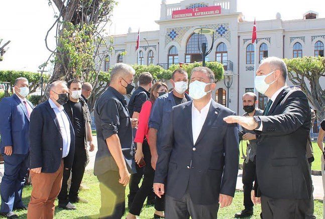 Kuzey Kıbrıs Türk Cumhuriyeti (KKTC) Başbakanı Ersan Saner, İskenderun’da